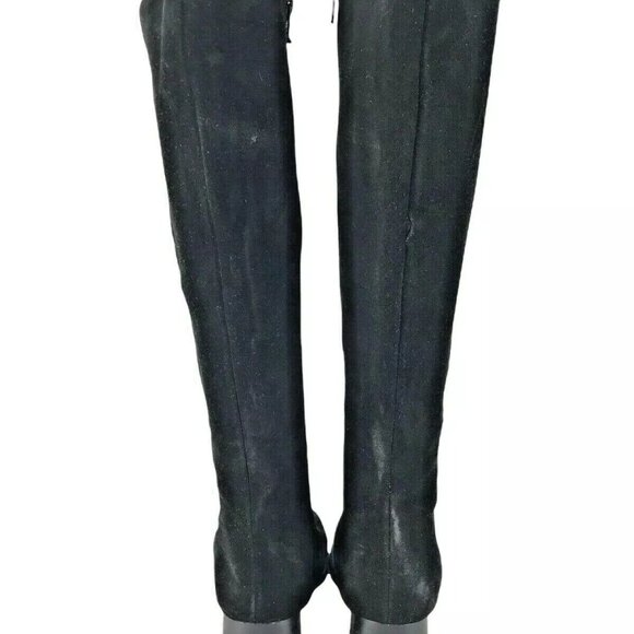 Anne Klein Womens Black Closed Toe Side Zipper Knee High Boots Size US 6 M‎ - Picture 5 of 9